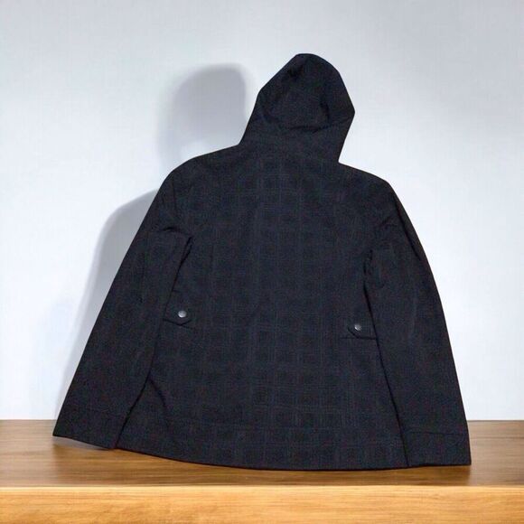 Free Country Black Full Zip Jacket with Removable Hood Faux Fur Lined Size Large - Picture 2 of 6